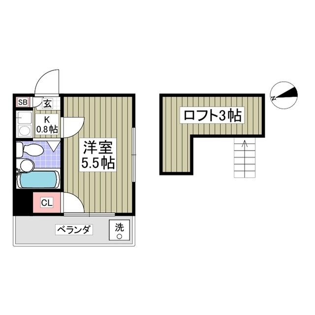 ヴェルジュ五香の間取り