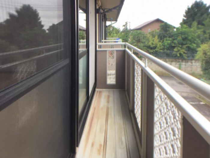 12/28 バルコニー