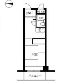 スカイコート市ヶ谷の間取り