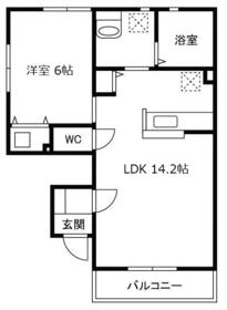トビイシPの間取り