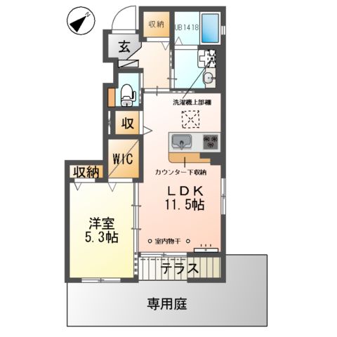 カーサ ESⅡの間取り