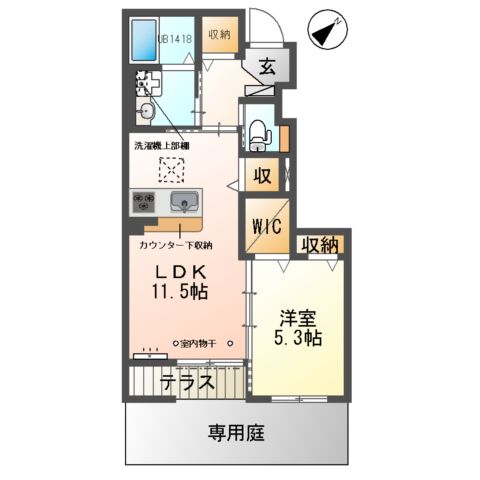 カーサ ESⅡの間取り