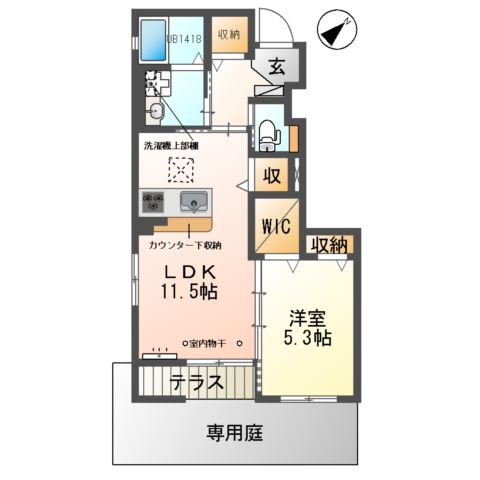 カーサ ESⅡの間取り