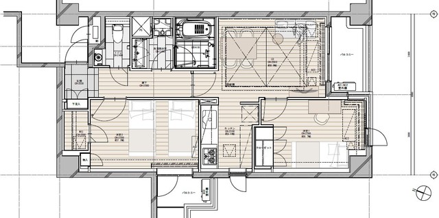 NK青山ホームズの間取り