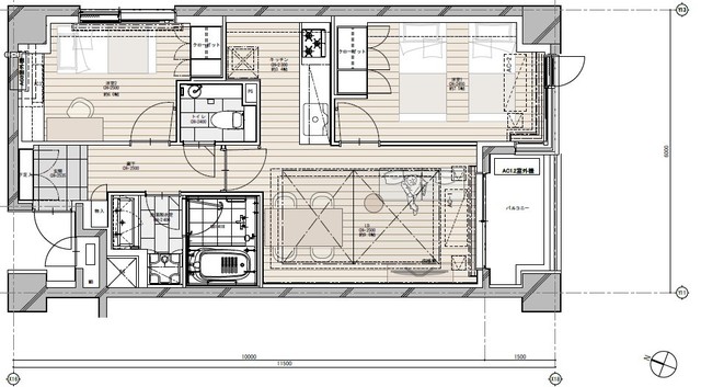 NK青山ホームズの間取り
