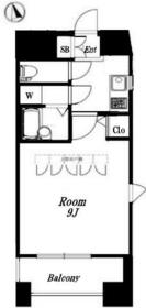 エステムプラザ新宿プレミアムEXの間取り