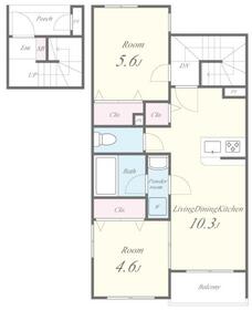 Rainbow.Frea谷沖の間取り