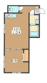 Ｋ１９２３・101号室の間取り
