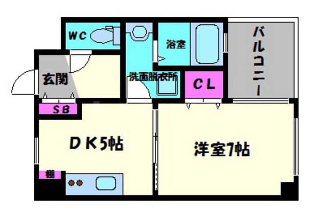 ピュアライフ御幣島の間取り