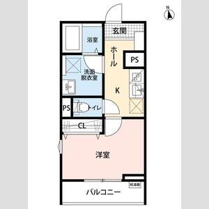 リーブルファイン豊島区長崎・201号室の間取り