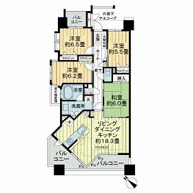 ライオンズ岐阜セントマークス壱番館の間取り