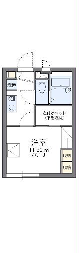 レオパレスSHINWAの間取り