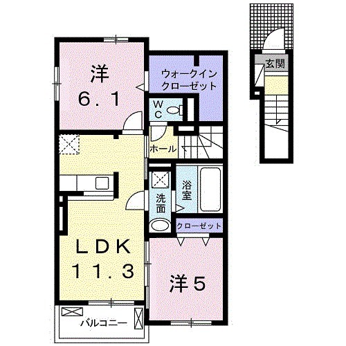 サンシーサイドⅢの間取り
