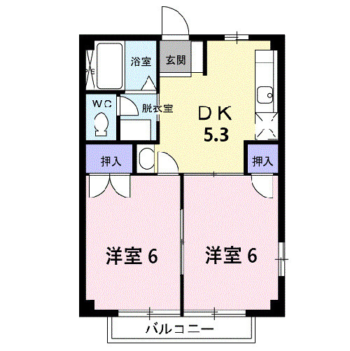 シャンポール知多の間取り