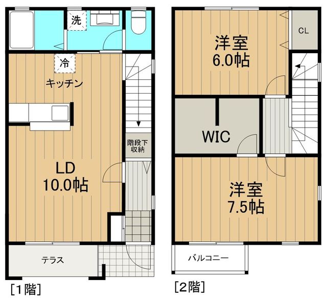 クイーンズヒルC棟の間取り