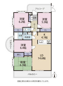 アーバンライフ楊子 412の間取り