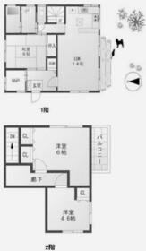 中野区鷺ノ宮一丁目戸建の間取り