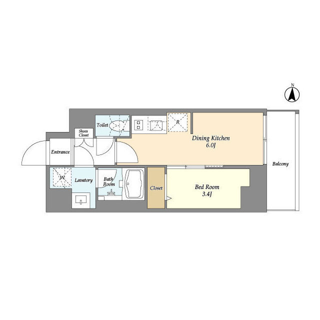 グランカーサ菊川の間取り