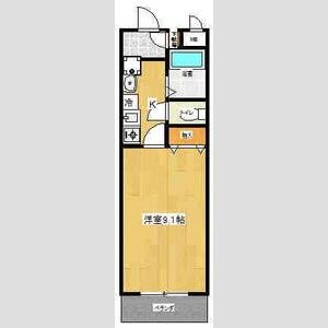 竹の山シールドハイツの間取り