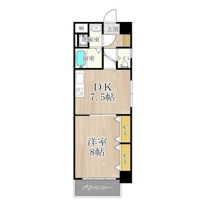 セントアミール南久宝寺の間取り