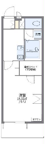 レオパレス東たつみの間取り