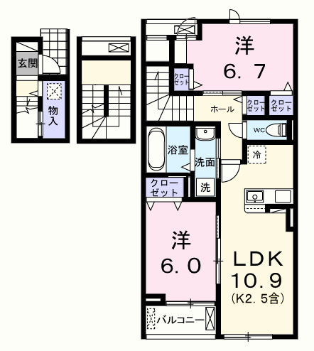 エール アンの間取り