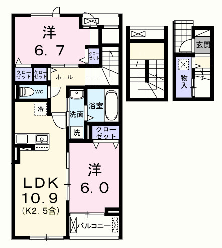 エール アンの間取り