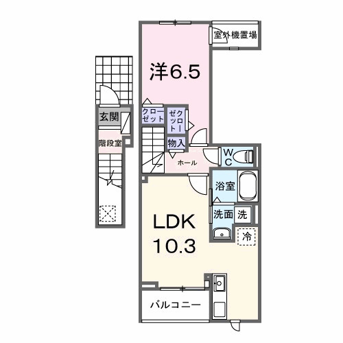 プロスペリタ島田橋の間取り