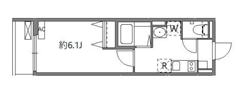 ラグゼフラット東六郷の間取り