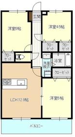 サンツヤマモトAの間取り
