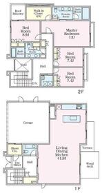 シュロス田園調布の間取り