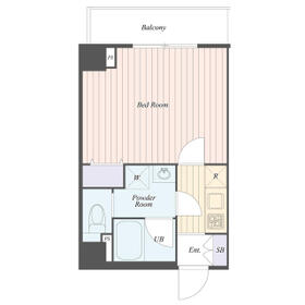 Ｂ　ＣＩＴＹ　ＡＰＡＲＴＭＥＮＴ　ＴＯＫＹＯ　ＮＥＲＩＭＡ・504号室の間取り