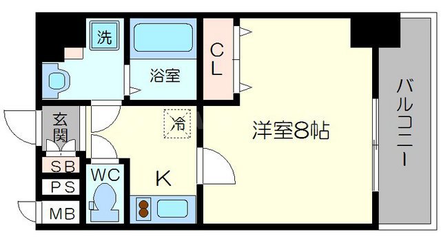 プレサンス梅田の間取り