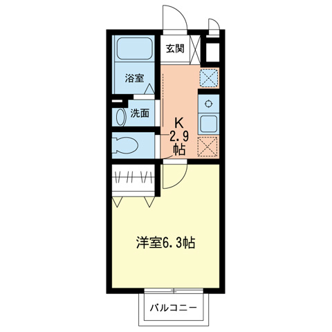 ドミールの間取り
