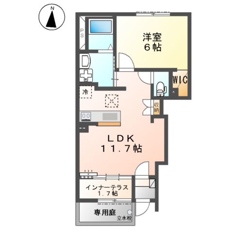 Tia Luce (ティア ルーチェ)の間取り