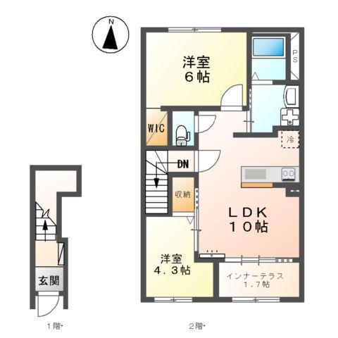 Tia Luce (ティア ルーチェ)の間取り