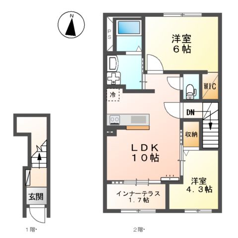 Tia Luce (ティア ルーチェ)の間取り