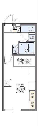 レオパレスPRIMROSE Ⅱの間取り