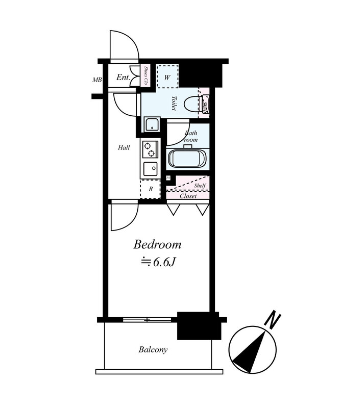 プレール・ドゥーク西横浜の間取り
