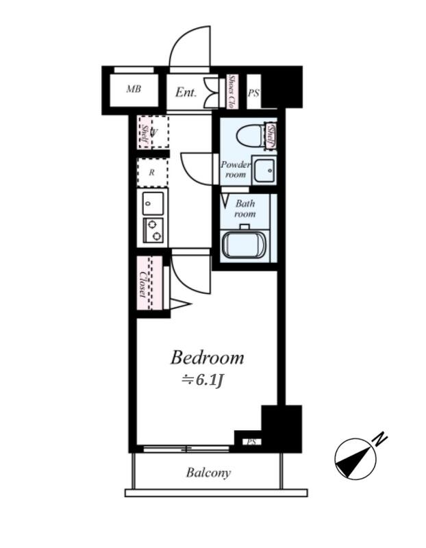 ラフィスタ川崎Ⅲの間取り