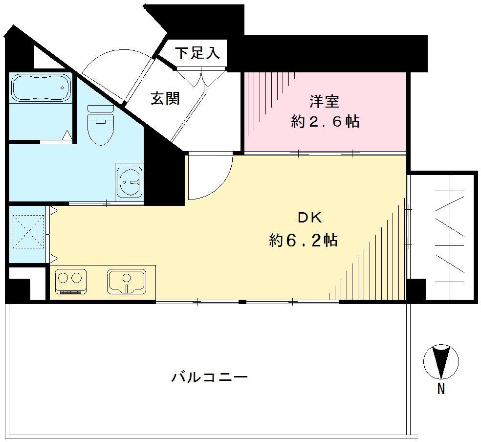 自由ヶ丘スカイハイツの間取り