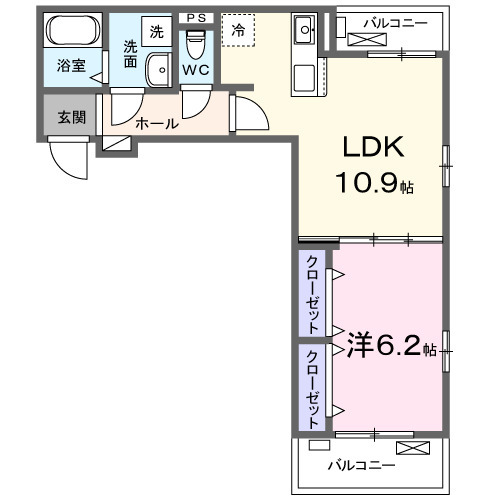 メゾン アイティ クイーンの間取り
