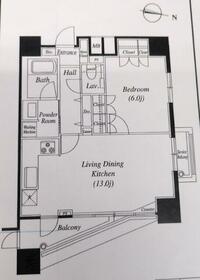 ファーストリアルタワー新宿の間取り