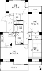 T’s garden西寺尾 C棟の間取り