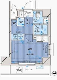 メインステージ大山・0410号室の間取り