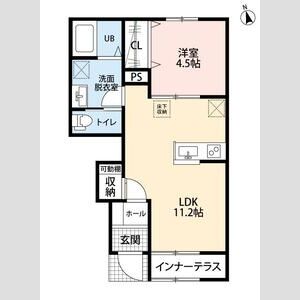 リーブルファイン若葉桜木の間取り