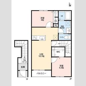 リーブルファイン若葉桜木の間取り