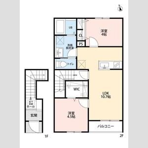 リーブルファイン若葉桜木の間取り