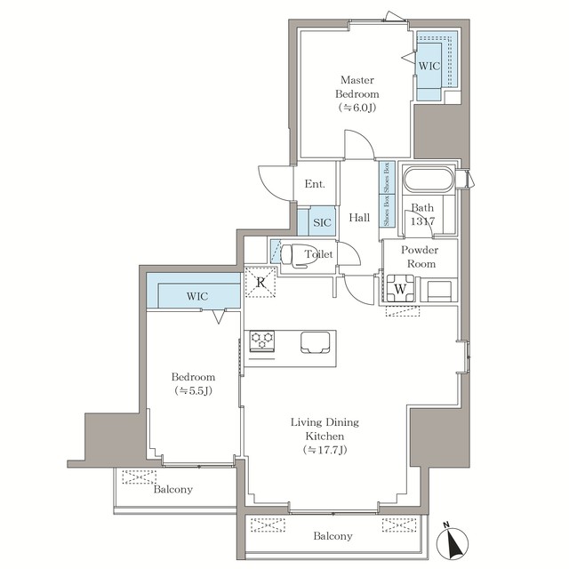 VISTA西早稲田の間取り
