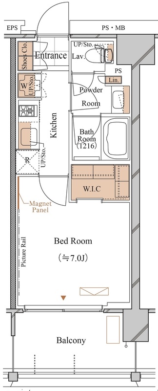 ブランシエスタ久が原・0219号室の間取り